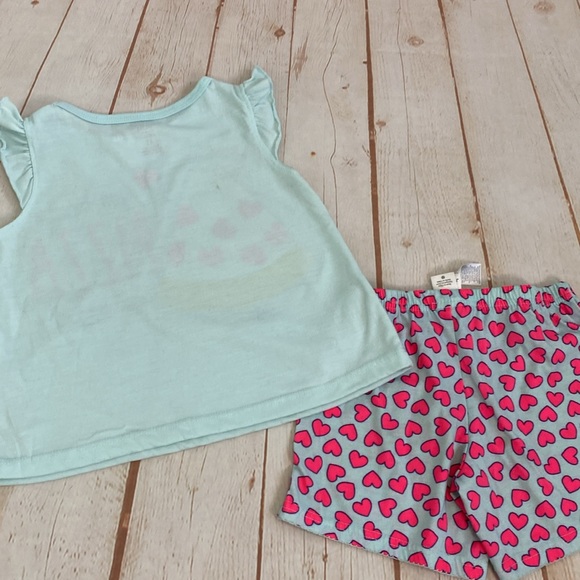 Carter's You Have a Pizza My Heart 2-Piece Tank Top/Shorts Pajama Set - Picture 4 of 4